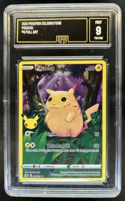 2021 Pokemon SWSH Celebrations Pikachu Holo #005/025 GMA 9 - Image 1
