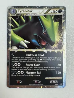 Pokemon Tyranitar Prime Unleashed Ultra Rare Holo #88/95 160 HP 2010 English - Image 2