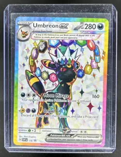 2025 Pokemon SV Black Star Promos - SVP EN Umbreon ex #176 - Image 1