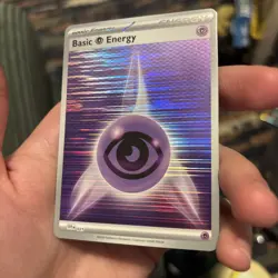 Pokemon BASIC Psychic Energy SVE 021 Black Bolt/White Flare Rev Holo NM - Image 1