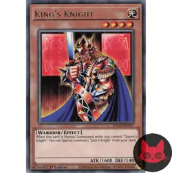 Yugioh King's Knight KICO-EN027 Rare 1st Edition NM - Image 1