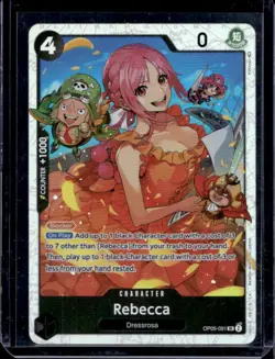 2023 One Piece Awakening of the New Era Rebecca Super Rare #OP05-091 - Image 1
