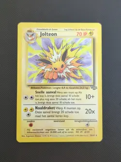 Pokemon TCG Jolteon Jungle 20/64 Regular Rare Non-Holo Card MP Condition - Image 1