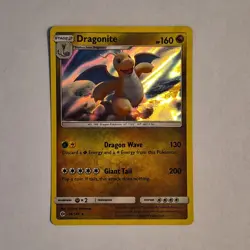 Dragonite 96/149 SM Base Set Holo Rare 160HP Pokemon TCG Card 2017 - Image 1