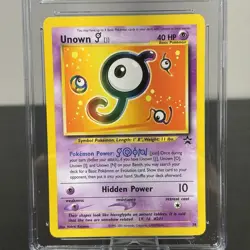 Pokemon TCG Unown J 38/53 Black Star Promo Card - CGC 8 NM/MINT - Image 2