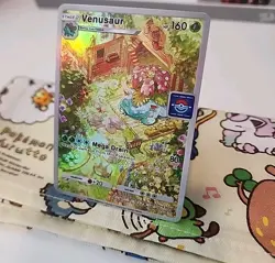Fan Made Venusaur Card Pokemon TCG Pocket - Printed Sharp! | Promo Set A - Image 1