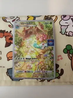 Fan Made Venusaur Card Pokemon TCG Pocket - Printed Sharp! | Promo Set A - Image 2