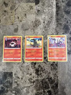 Pokemon Card Lot Complete Crown Zenith 3 Common & Uncommon Fire Type - Image 1