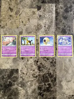 Pokemon Card Lot Complete Crown Zenith 4 Common & Uncommon Psychic Type - Image 2