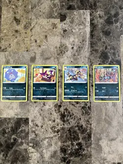 Pokemon Card Lot Complete Crown Zenith 4 Common & Uncommon Darkness Type - Image 2