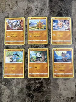 Pokemon Card Lot Complete Crown Zenith 6 Common & Uncommon Fighting Type - Image 1