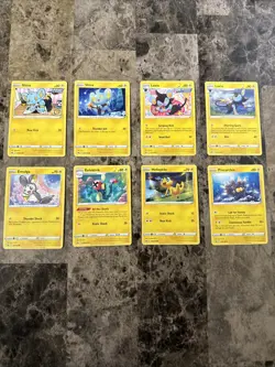 Pokemon Card Lot Complete Crown Zenith 8 Common & Uncommon Electric Type - Image 2