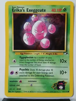 Erika's Exeggcute 77/132 - NM - Gym Heroes Pokemon Card - $2 Combined Shipping - Image 1
