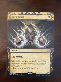 MTG Dark Ritual Strixhaven: Mystical Archives Regular Card, Near Mint Condition - Image 1