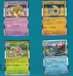 Mega Evolution Promo Prerelease All 4 Cards MEP001,002,003,004 Mep Stamped Base - Image 1