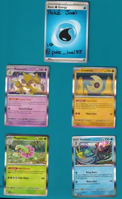 Mega Evolution Promo Prerelease All 4 Cards MEP001,002,003,004 Mep Stamped Base - Image 3