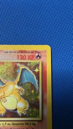 Pokemon TCG - Charizard (Glurak) - Base Set 4/102 Rare Holo 1999 - German Card - Image 2
