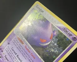 Gengar 5/92 Legend Maker Holo *DAMAGED* Pokemon Card - Image 3