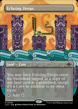 MTG Echoing Deeps Borderless ** The Lost Caverns of Ixalan ** English - Image 1