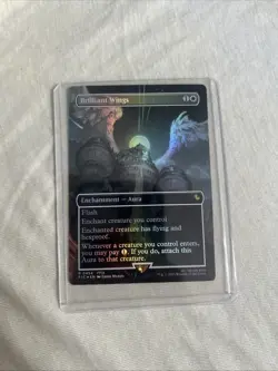 Brilliant Wings (Borderless) Commander: Final Fantasy Foil - Image 1