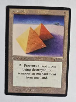 Pyramids - Arabian Nights 1993 - EX - Magic the Gathering - MTG - Image 1