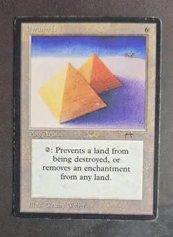 Pyramids - Arabian Nights 1993 - EX - Magic the Gathering - MTG - Image 3