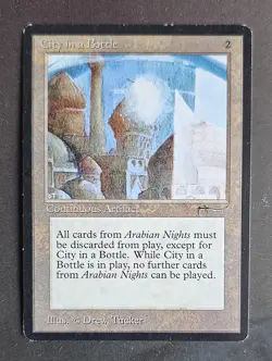 City In A Bottle - Arabian Nights 1993 - EX - Magic the Gathering - MTG - Image 3