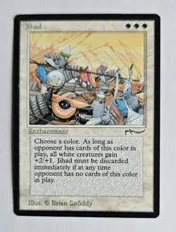 Jhad - Arabian Nights 1993 - EX - Magic the Gathering - MTG - Image 1