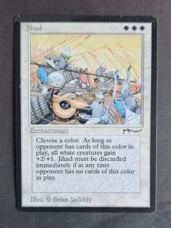 Jhad - Arabian Nights 1993 - EX - Magic the Gathering - MTG - Image 3