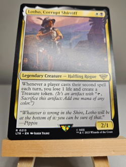 MTG - Lord of the Rings - Lotho, Corrupt Shirriff - R 213 - MiNT - Image 1