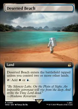 MTG Deserted Beach Extended Art ** Doctor Who ** English - Image 1