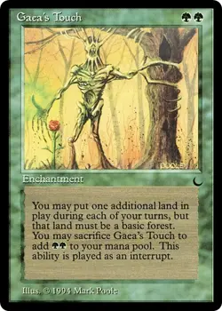 GAEA'S TOUCH x1 mtg NM/NM- The Dark 1 Common - Image 1