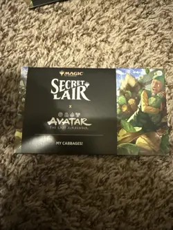 MTG Secret Lair Avatar My Cabbages! Non-Foil Sealed. - Image 1