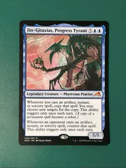 MTG TCG Jin-Gitaxias, Progress Tyrant 059/302 Kamigawa: Neon Dynasty Mythic NM - Image 1