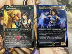 Chocobo Track Foil Tifa & Yuna MTG Final Fantasy Promo Commander - NM/M 🔥 - Image 1