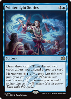 Winternight Stories (FOIL) x1 - MTG Tarkir: Dragonstorm TDM #67 - Image 1