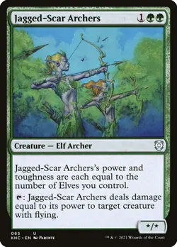 MTG Jagged-Scar Archers ** Kaldheim Commander ** English - Image 1
