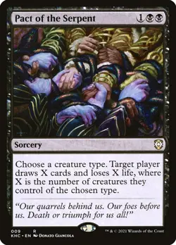 MTG Pact of the Serpent ** Kaldheim Commander ** English - Image 1