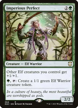 MTG Imperious Perfect ** Kaldheim Commander ** English - Image 1