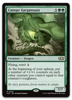 Canopy Gargantuan #45 (NM) Tarkir Dragonstorm TDC Magic MTG - Image 1