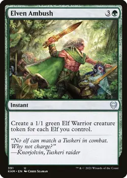 MTG Elven Ambush ** Kaldheim ** English - Image 1