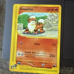 Growlithe 62/144 Skyridge Common Regular Pokemon TCG LP - Image 1