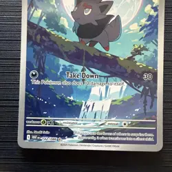 Pokemon TCG Zorua White Flare Illustration Rare Holo Card 142/086 NM Condition - Image 3