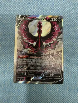 Galarian Moltres V Alt Art 177/198 Chilling Reign Pokemon Card NM Near Mint - Image 4