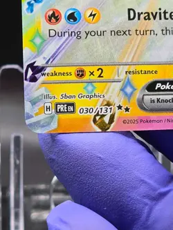 Pokemon TCG Jolteon EX Prismatic Evolutions Holo Double Rare Card 030/131 (B) - Image 3