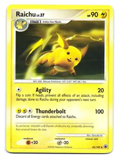 Raichu 45/100 Uncommon Majestic Dawn Pokemon MP - Image 1
