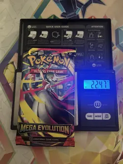 (HEAVY) 22.47g Pokemon TCG Mega Evolution Booster Pack (SEALED)✅ - Image 1