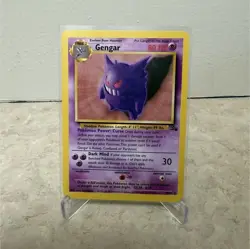 Pokemon Gengar 5/62 Fossil Rare Unlimited Regular 1999 TCG Card - Image 1
