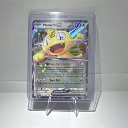 Pokemon Meowth EX 062/088 PDR Holo Rare EX Full Art Holo 170 HP - Image 1