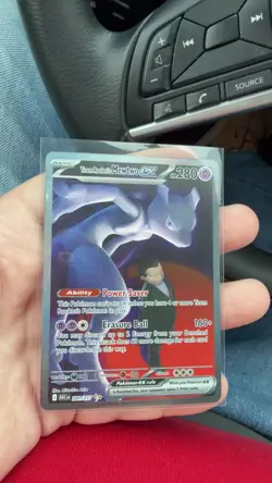 Pokemon TCG Team Rockets Mewtwo 281/217 NM Ascended Heroes SIR - Image 1